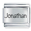 Name Jonathan Laser Italian Charm
