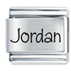 Name Jordan Laser Italian Charm