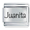 Name Juanita Laser Italian Charm