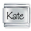 Name Kate Laser Italian Charm