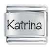 Name Katrina Laser Italian Charm
