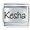 Name Kesha Laser Italian Charm