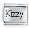 Name Kizzy Laser Italian Charm