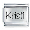 Name Kristi Laser Italian Charm