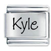 Name Kyle Laser Italian Charm