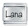 Name Lana Laser Italian Charm