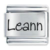 Name Leann Laser Italian Charm