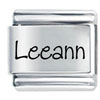 Name Leeann Laser Italian Charm