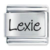 Name Lexie Laser Italian Charm