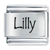 Name Lilly Laser Italian Charm