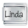 Name  Linda  Laser Italian Charm