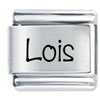 Name Lois Laser Italian Charm