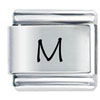 Laser Alphabet M Italian Charm