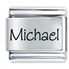 Name Michael Laser Italian Charm