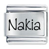  Name  Nakia Laser Italian Charm