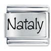 Name Nataly Laser Italian Charm
