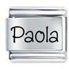 Name Paola Laser Italian Charm