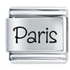 Name Paris Laser Italian Charm