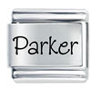 Name Parker Laser Italian Charm