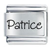 Name Patrice Laser Italian Charm
