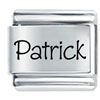 Name Patrick Laser Italian Charm