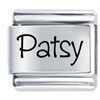 Name Patsy Laser Italian Charm