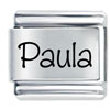 Name Paula Laser Italian Charm