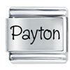 Name Payton Laser Italian Charm