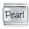 Name  Pearl  Laser Italian  Charm 