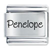 Name Penelope Laser Italian Charm