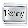 Name Penny Laser Italian Charm
