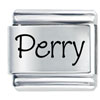 Name Perry Laser Italian Charm