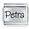 Name Petra Laser Italian Charm