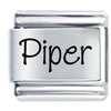 Name Piper Laser Italian Charm
