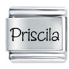 Name Priscila Laser Italian Charm