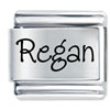 Name Regan Laser Italian Charm