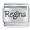 Name Regina Laser Italian Charm
