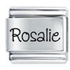 Name Rosalie Laser Italian Charm
