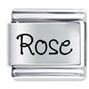 Name  Rose  Laser Italian Charm