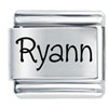 Name Ryann Laser Italian Charm