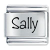 Name Sally Laser Italian Charm