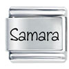 Name Samara Laser Italian Charm
