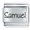 Name Samuel Laser Italian Charm