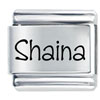Name Shaina Laser Italian Charm