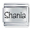Name Shania Laser Italian Charm