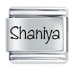 Name Shaniya Laser Italian Charm