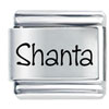 Name Shanta Laser Italian Charm