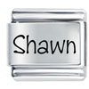 Name Shawn Laser Italian Charm