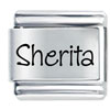 Name Sherita Laser Italian Charm
