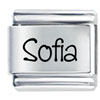 Name Sofia Laser Italian Charm